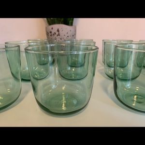 Rare IKEA INTAGANDE green drinking glasses